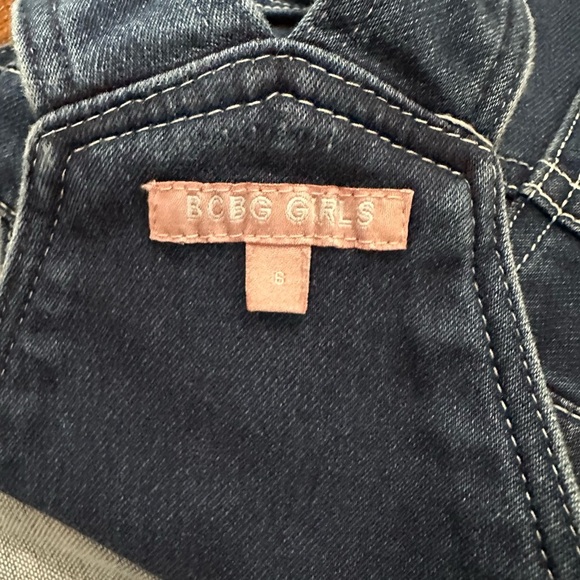BCBGirls Navy Overalls with Heart Design - Picture 3 of 8
